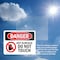 Signmission Hot Surface Sign, 7 in H x 10 in W, Vinyl Decal, Hot Surface Do Not Touch OS-2PACK-DS-D-710-L-2231 - alternate 3